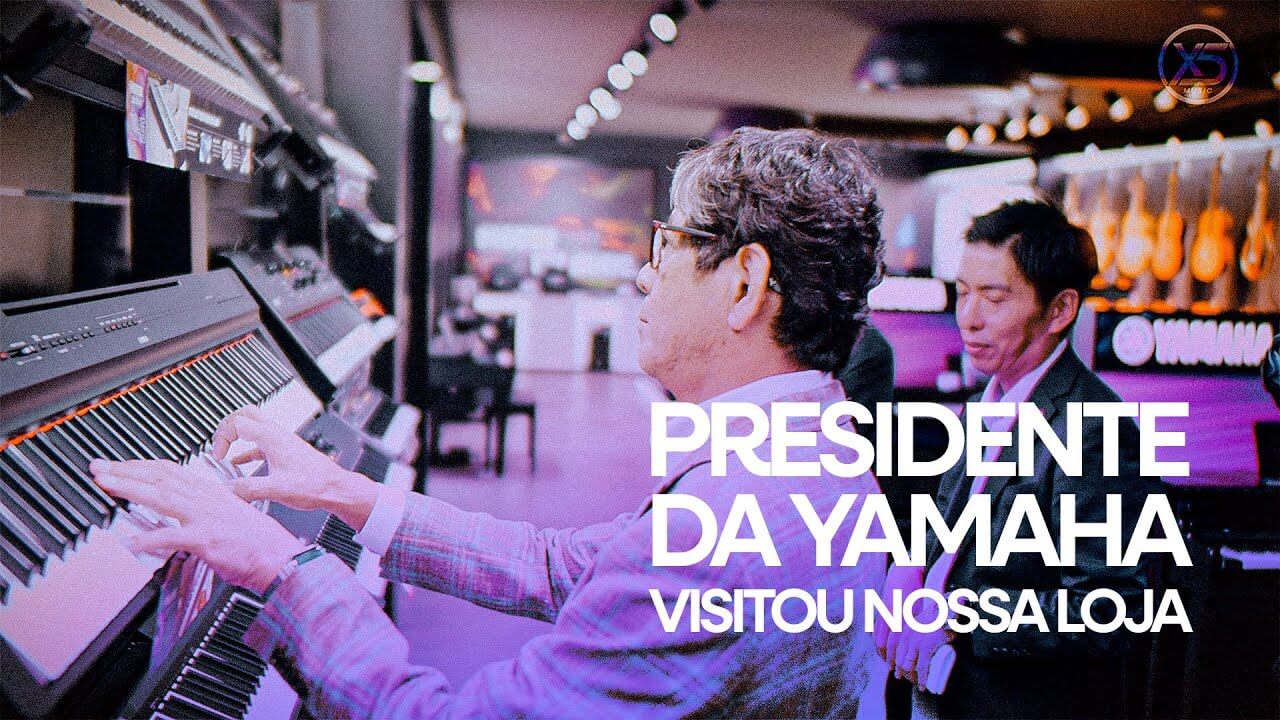 Visita do Presidente da Yamaha: Um Marco na História da X5 Music