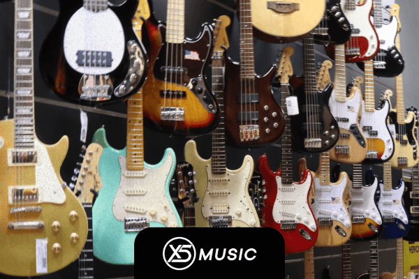 Escolha a guitarra de rock para seu estilo